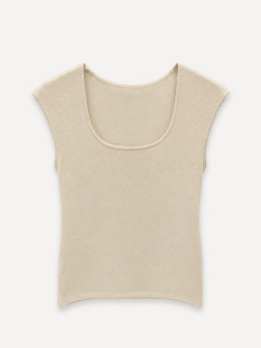 CAMISETA PUNTO ESCOTE CUADRADO