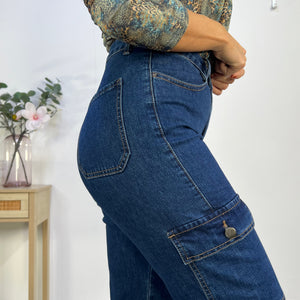 PANTALON VAQUERO CARGO SONIA