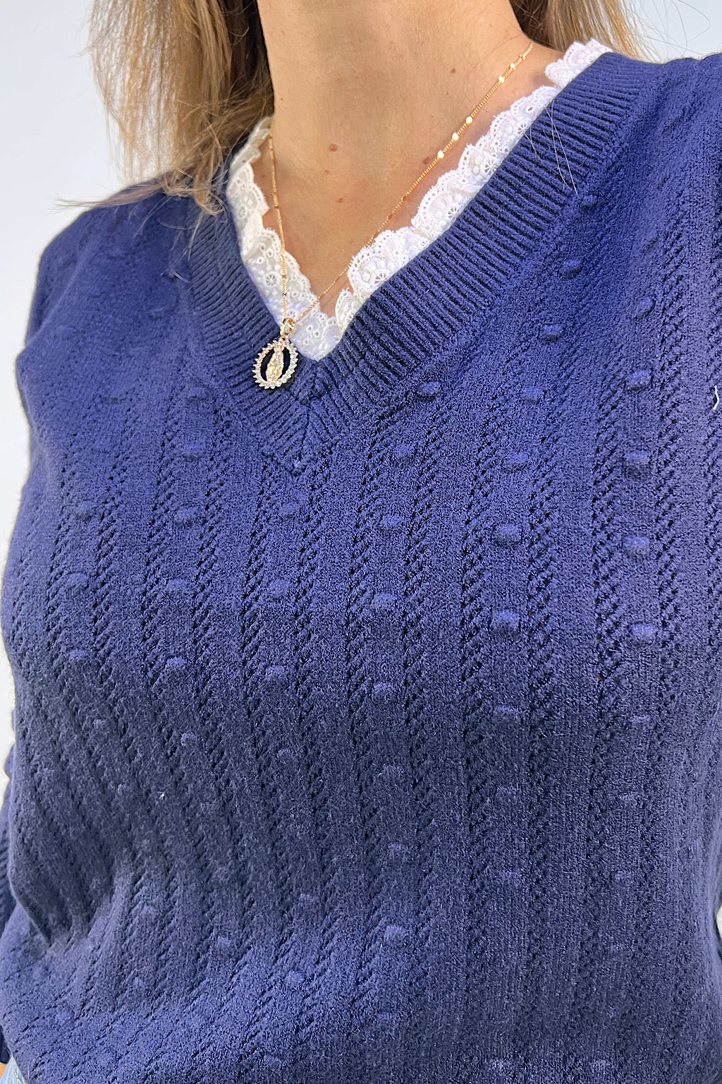 JERSEY CUELLO PUNTILLA VIOLETA