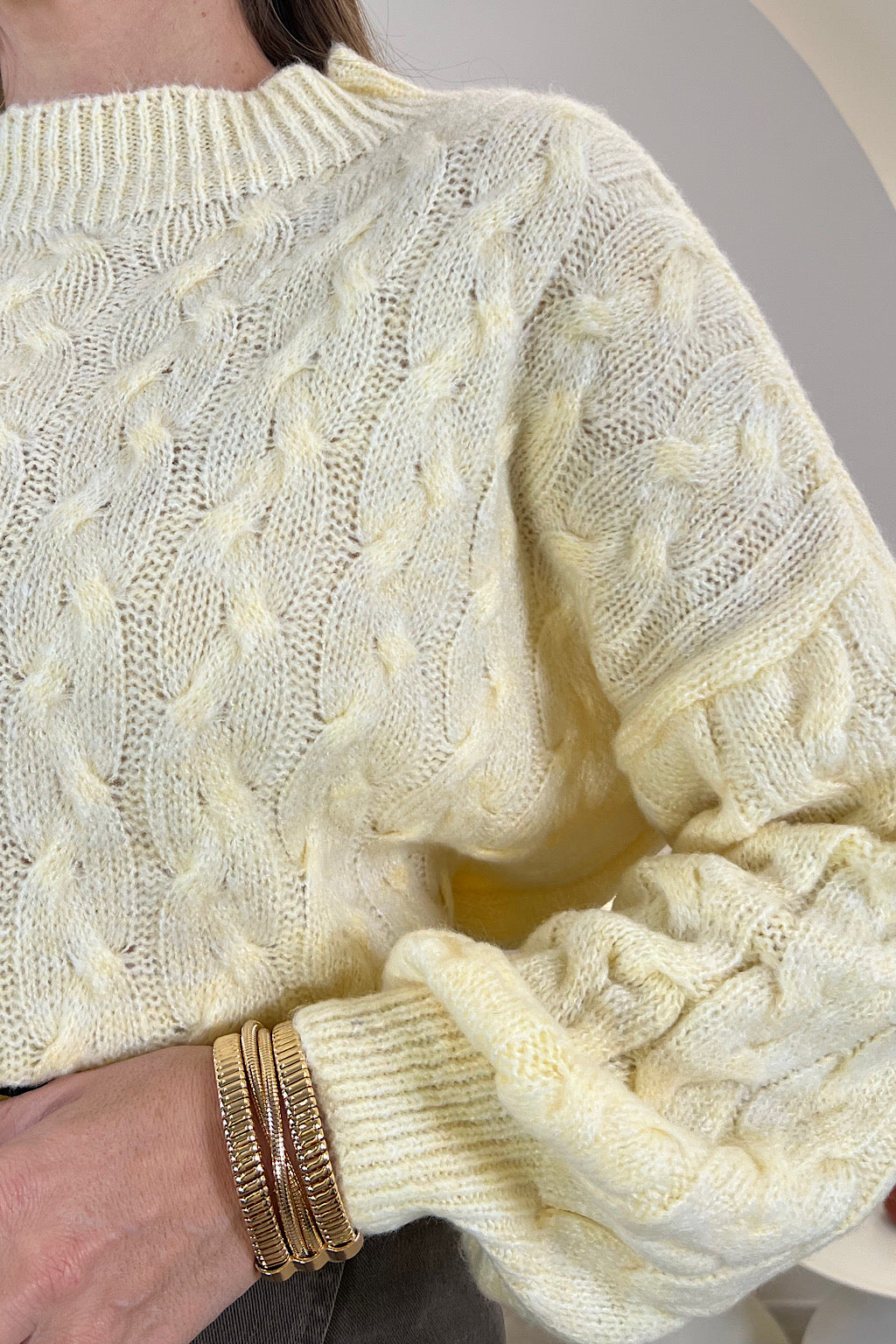 JERSEY TRENZADO OVERSIZE