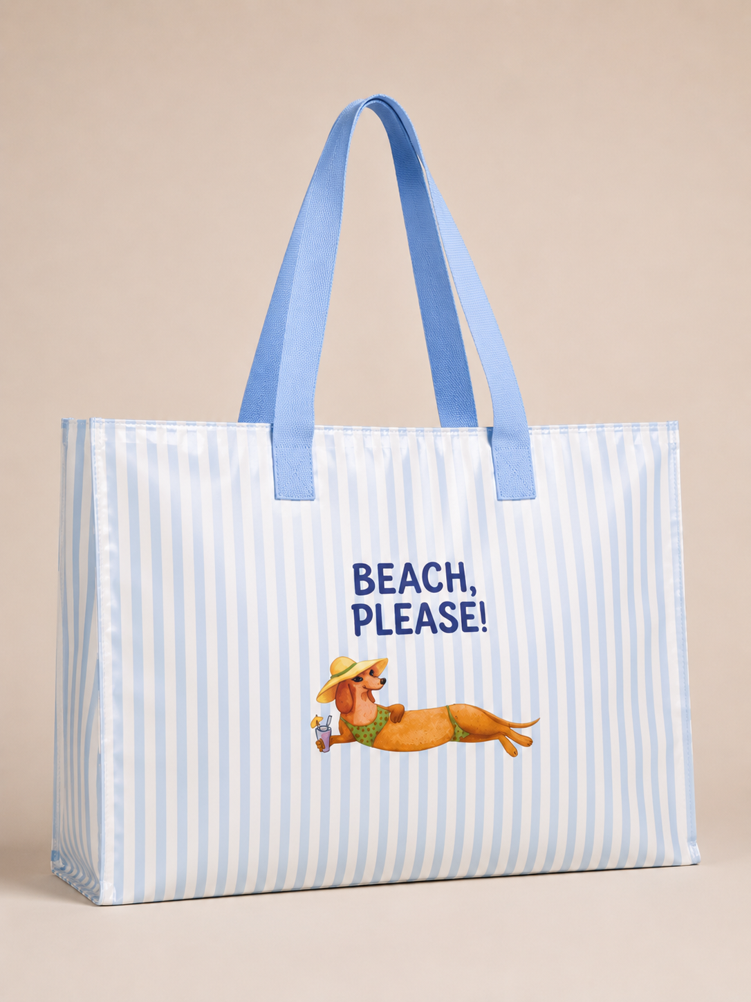 BOLSO DE PLAYA PLASTIFICADO SUMMER