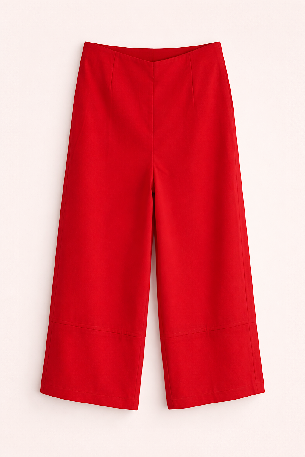 PANTALON ROUGE ŒILLET