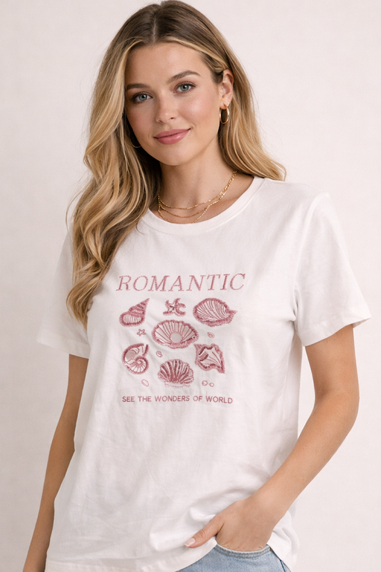 CAMISETA MANGA CORTA ROMANTIC