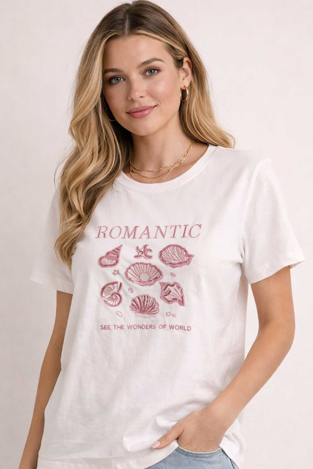 CAMISETA MANGA CORTA ROMANTIC