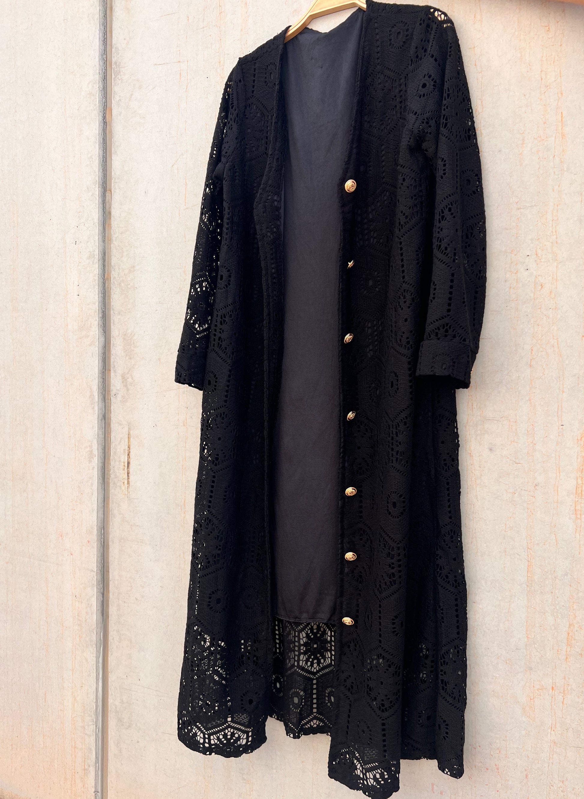 VESTIDO CARDIGAN CROCHET