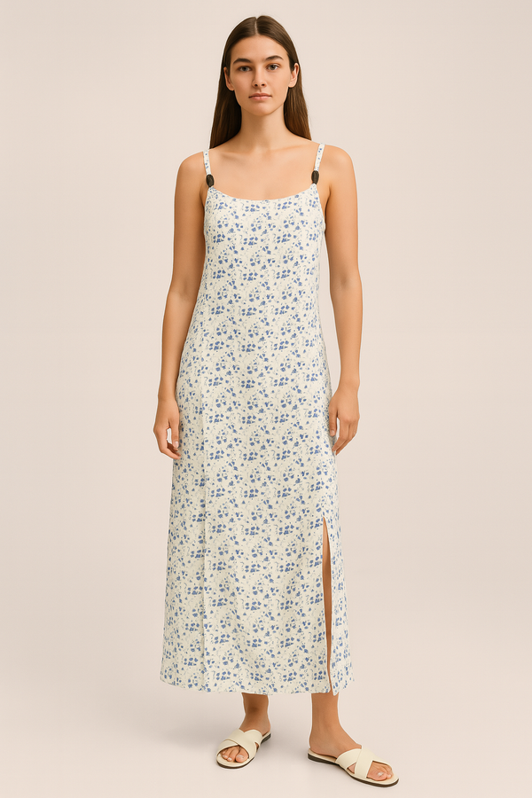 VESTIDO LARGO CAMPESTRE