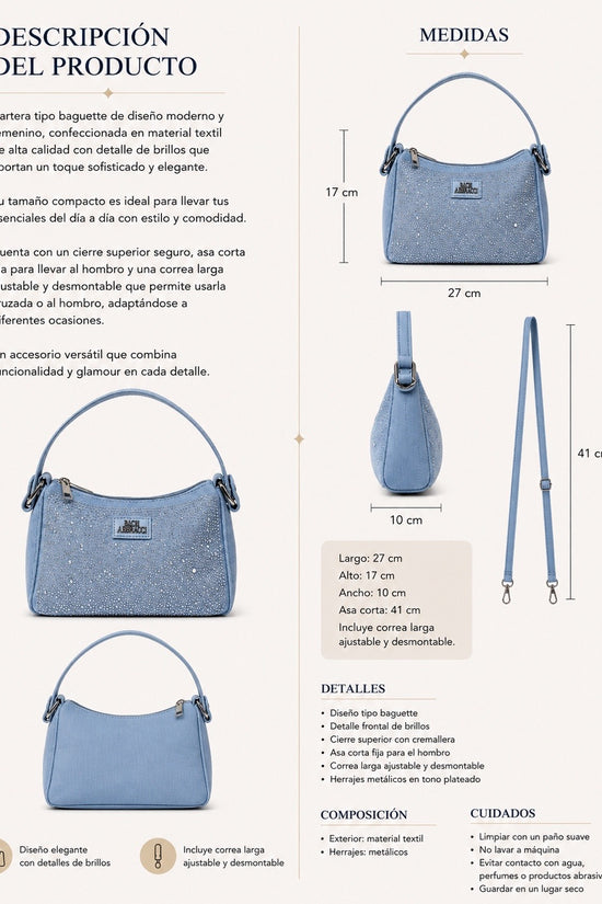 BOLSO MINI VAQUERO STRASS