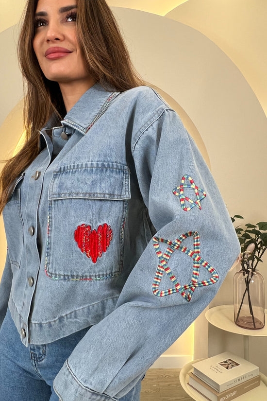 VESTE EN JEAN VELOURS