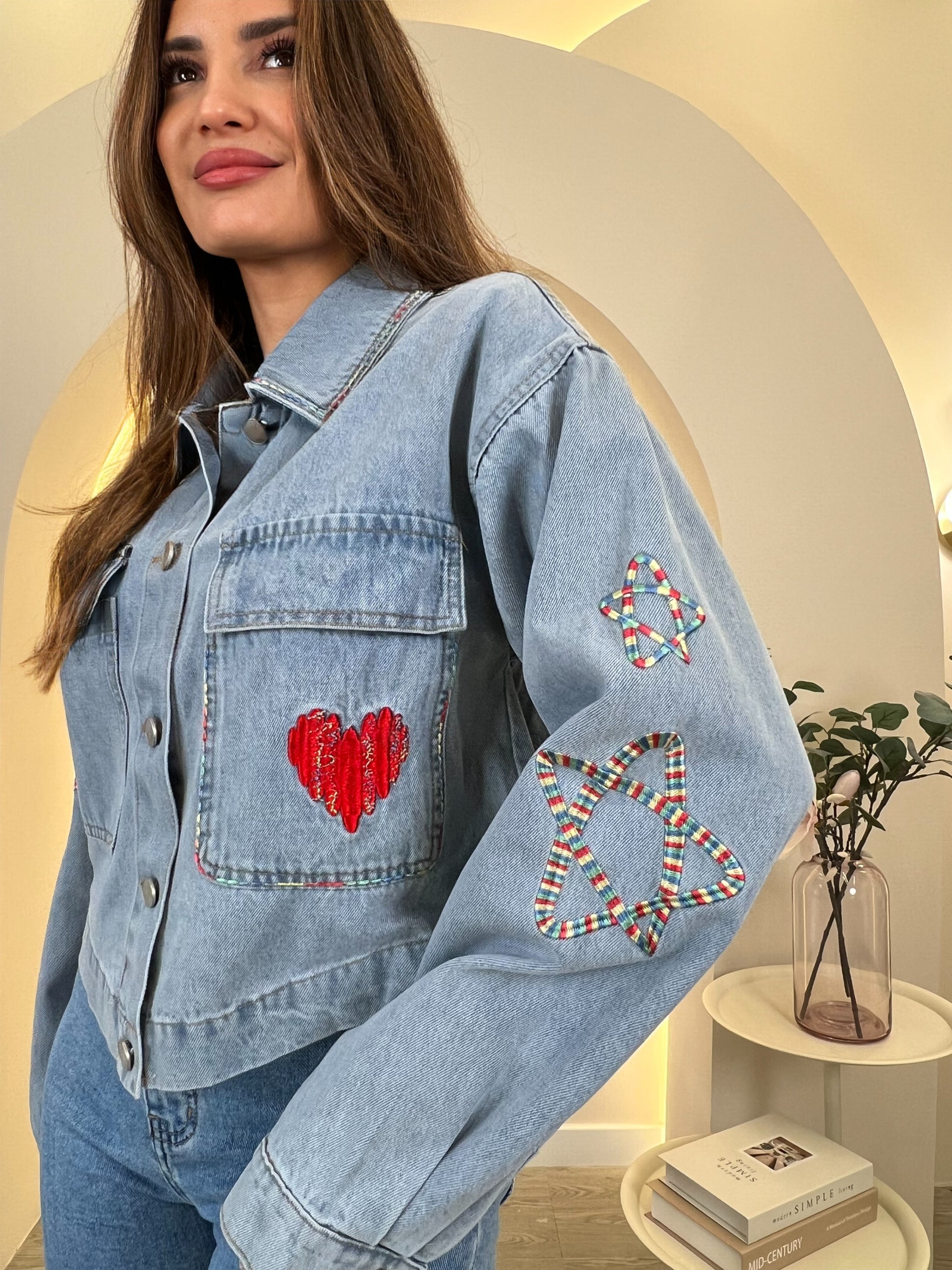 VESTE EN JEAN VELOURS