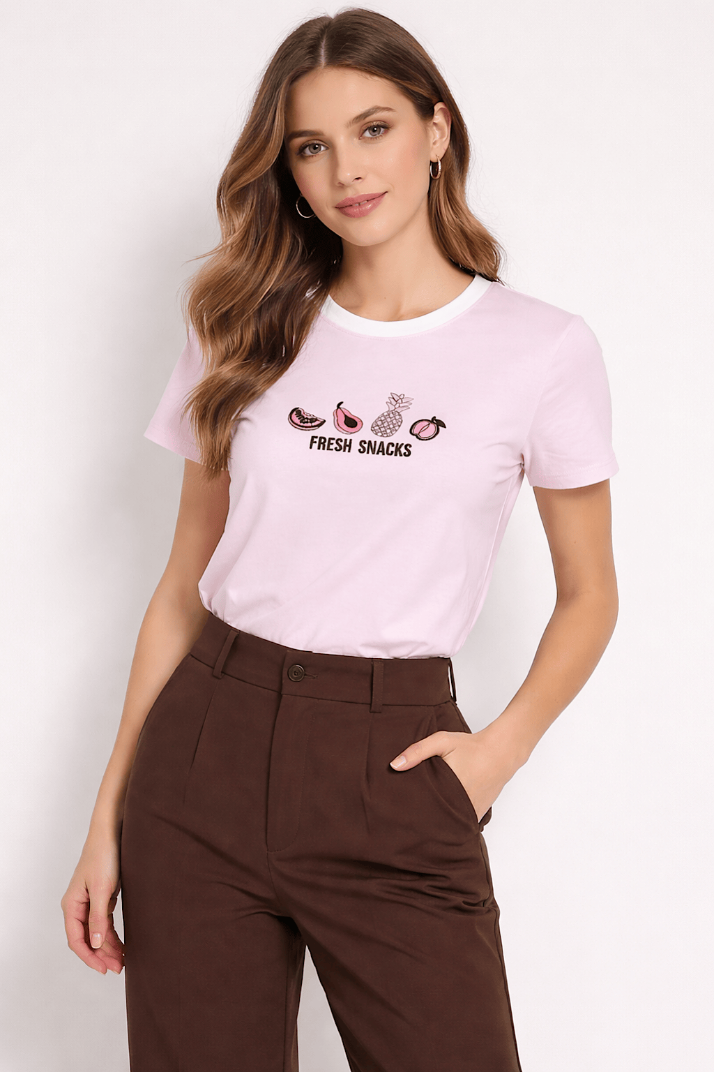 TEE-SHIRT MANCHES COURTES FRESH SNACKS