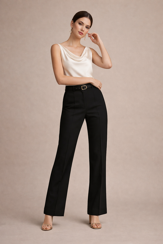 PANTALON HABILLÉ ELOISA NOIR