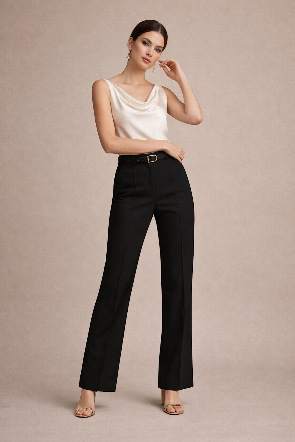 PANTALON HABILLÉ ELOISA NOIR