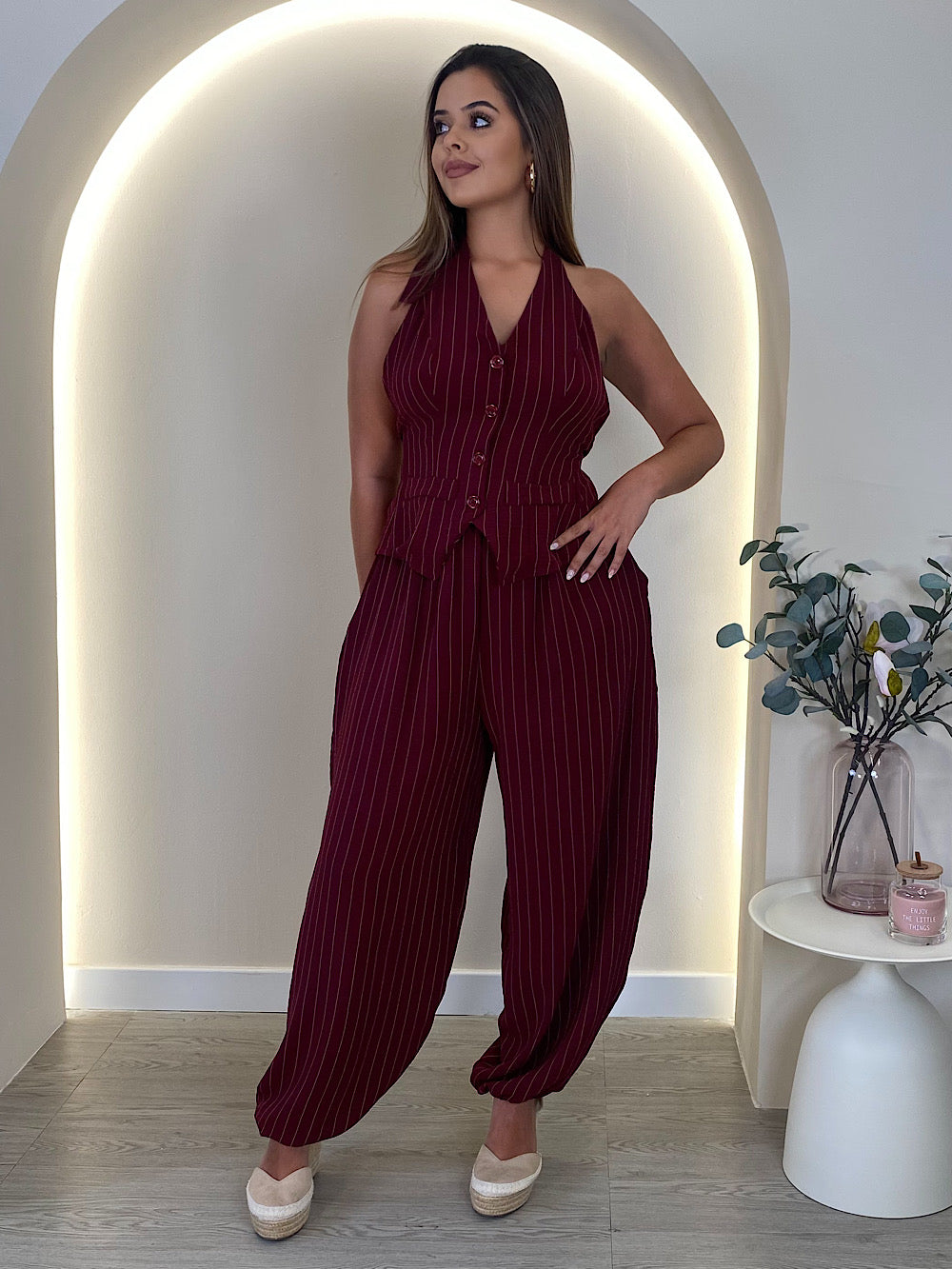 CONJUNTO DOS PIEZAS RAYAS VICTORIA