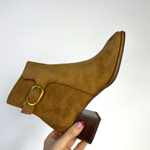 BOTIN ANTELINA CAMEL HEBILLA