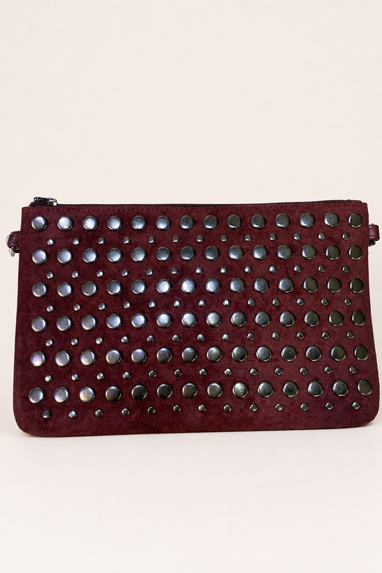 BOLSO DE MANO TACHAS