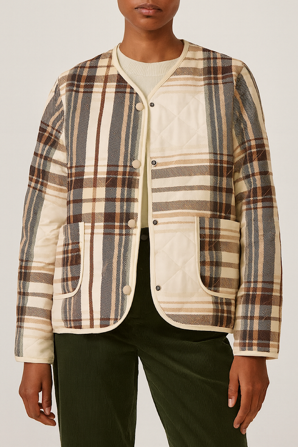 CHAQUETA CUADRO ESCOCES