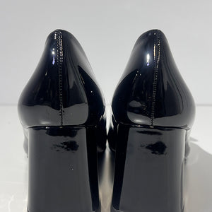 ZAPATO SALON BLOCK CHAROL NEGRO