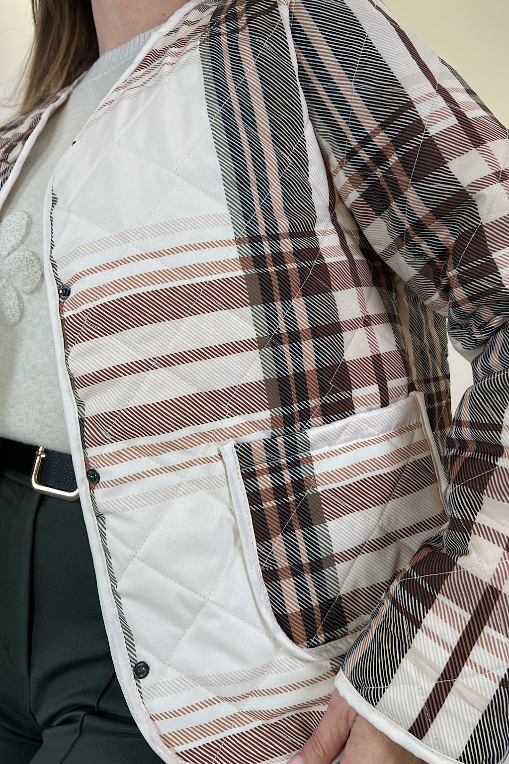 CHAQUETA CUADRO ESCOCES