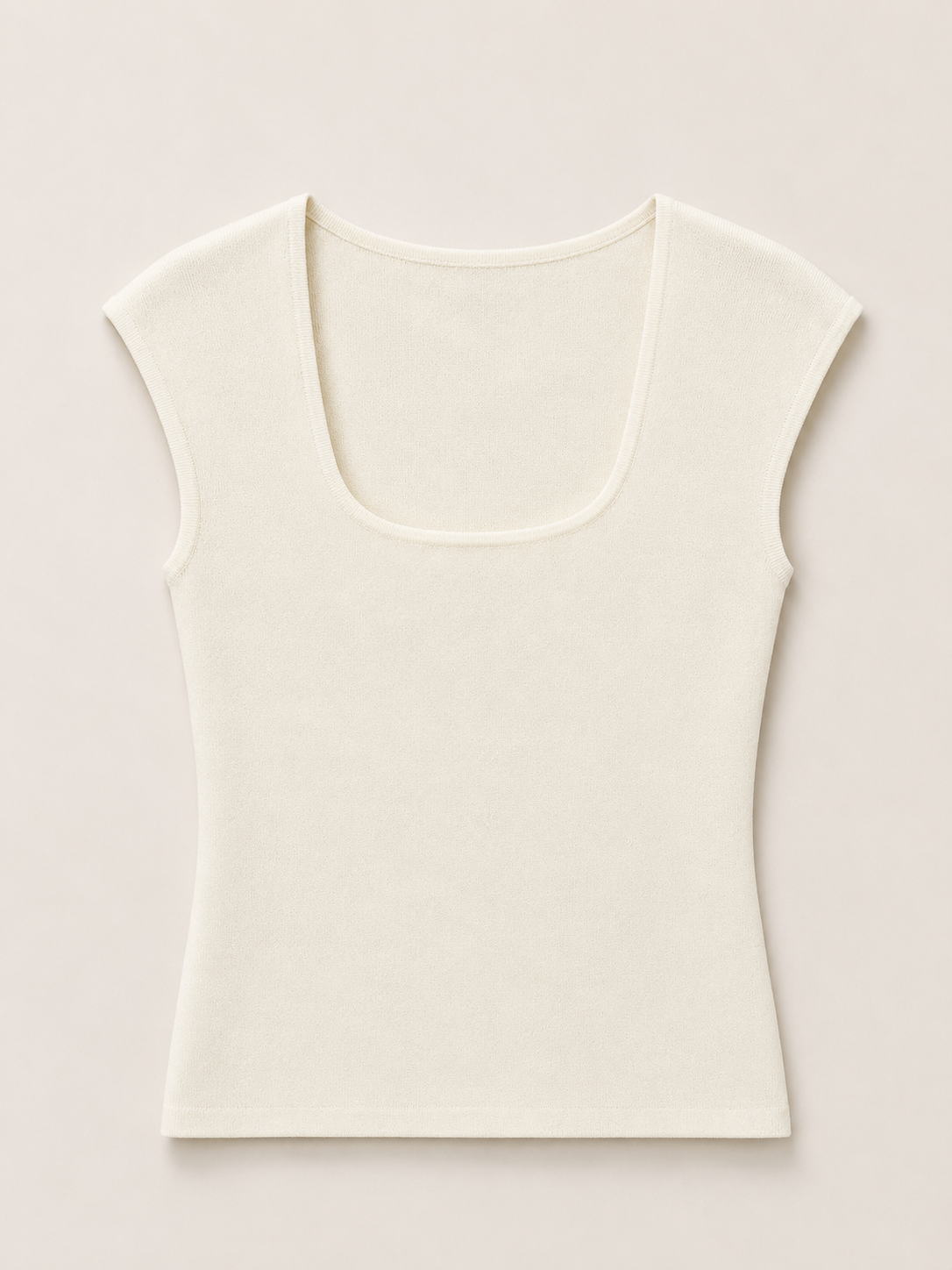 CAMISETA PUNTO ESCOTE CUADRADO