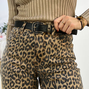 PANTALON VAQUERO LEOPARDO