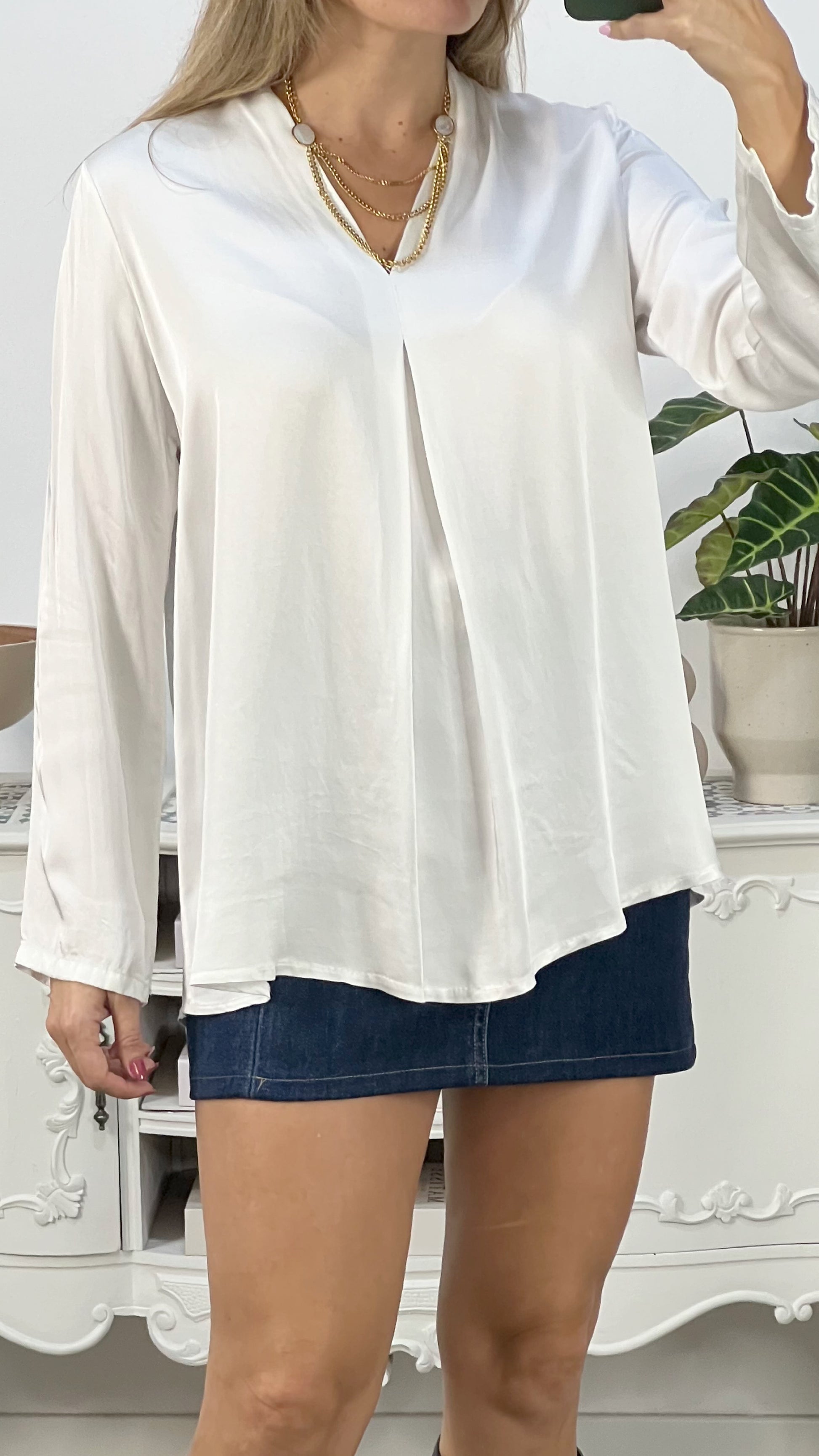 BLUSA RASO ESCOTE V