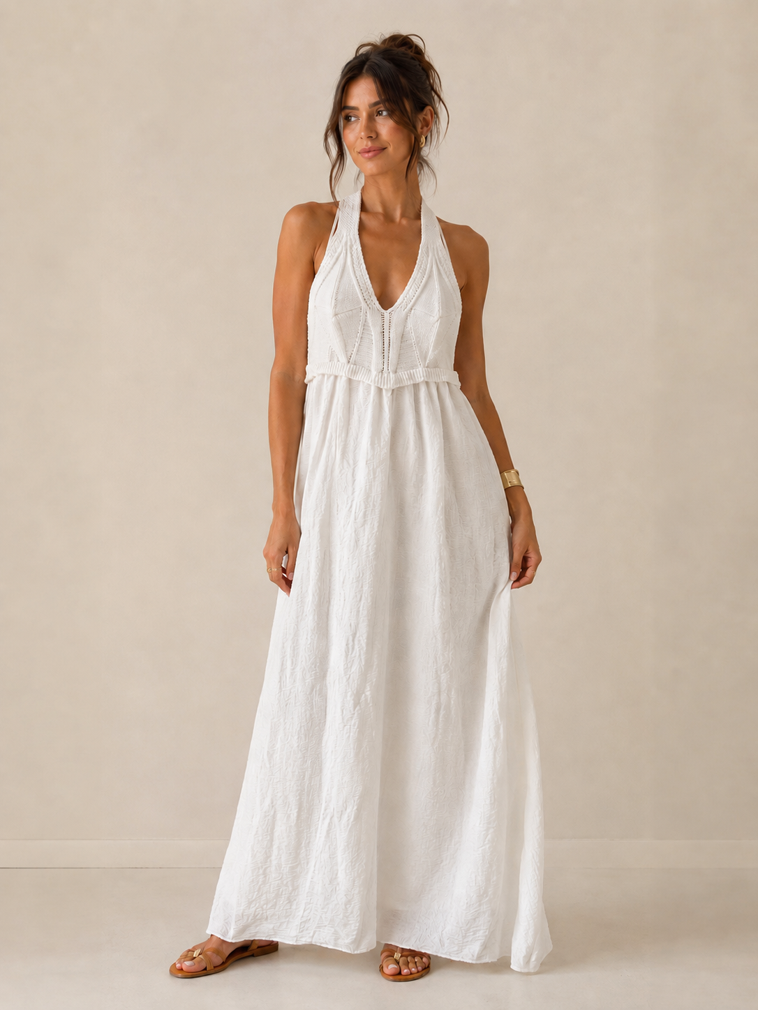 VESTIDO WHITE POSITANO