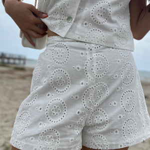 SHORT ENCAJE ALBA