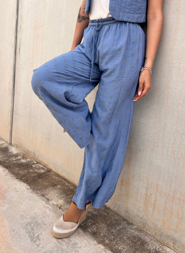 PANTALON FLORES CAMILA