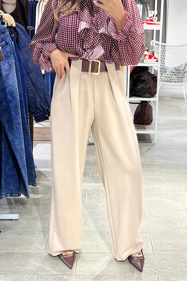 PANTALON ANCHO VESTIR CINTURON