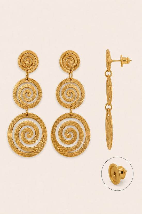 PENDIENTE ESPIRAL ACERO