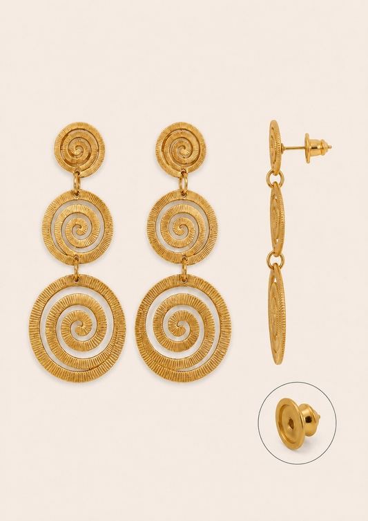 PENDIENTE ESPIRAL ACERO