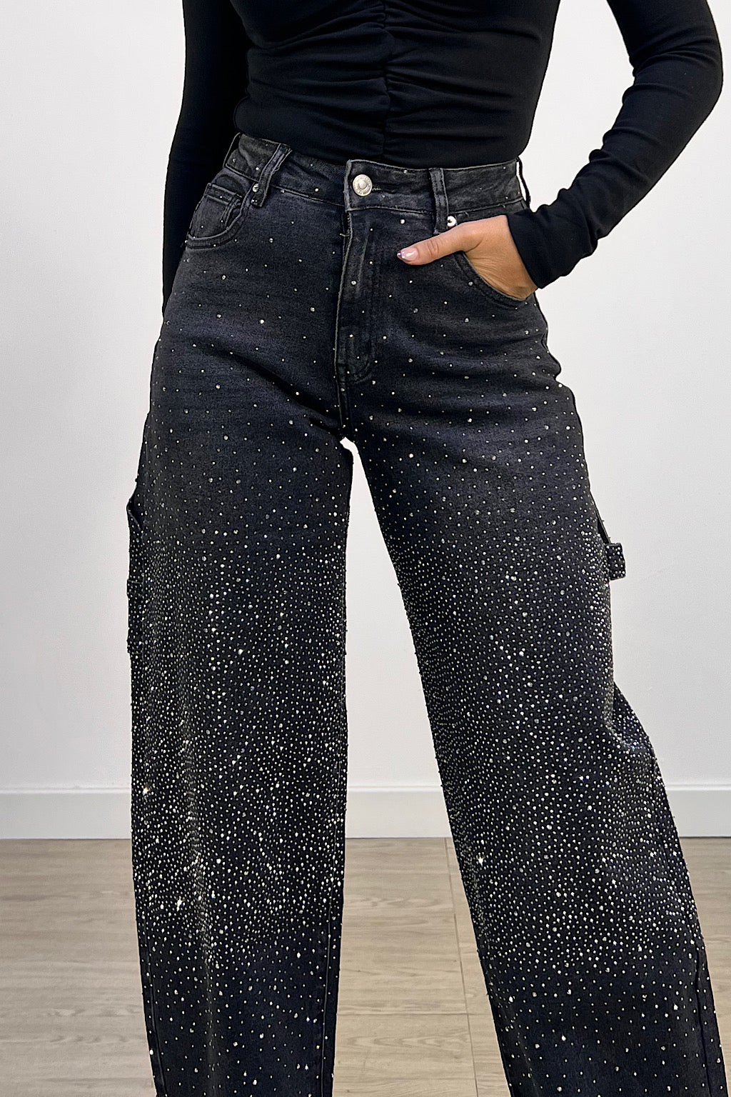 PANTALON BOMBACHO GALAXY NEGRO