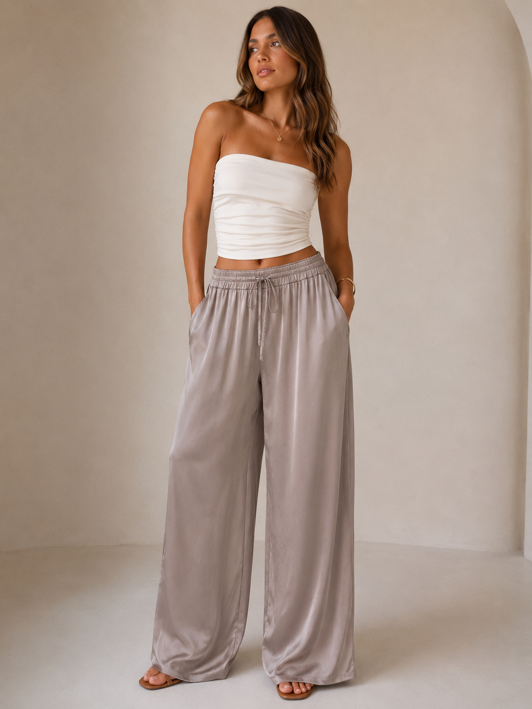 PANTALON SATINADO ANAIS