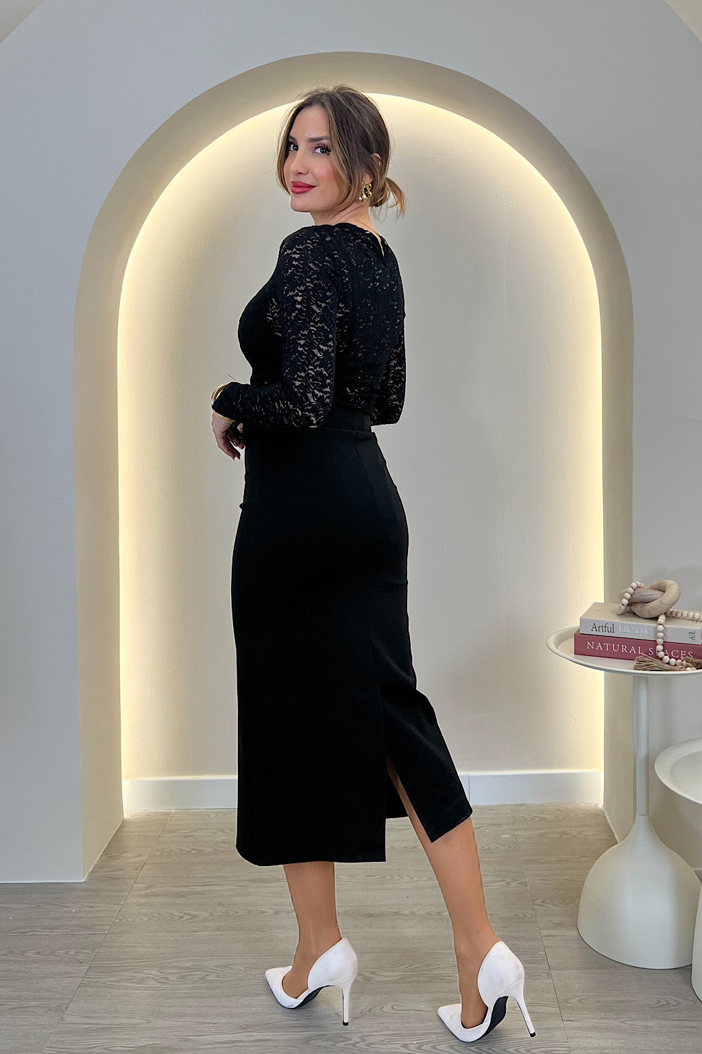 FALDA MIDI CINTURÓN IRENE