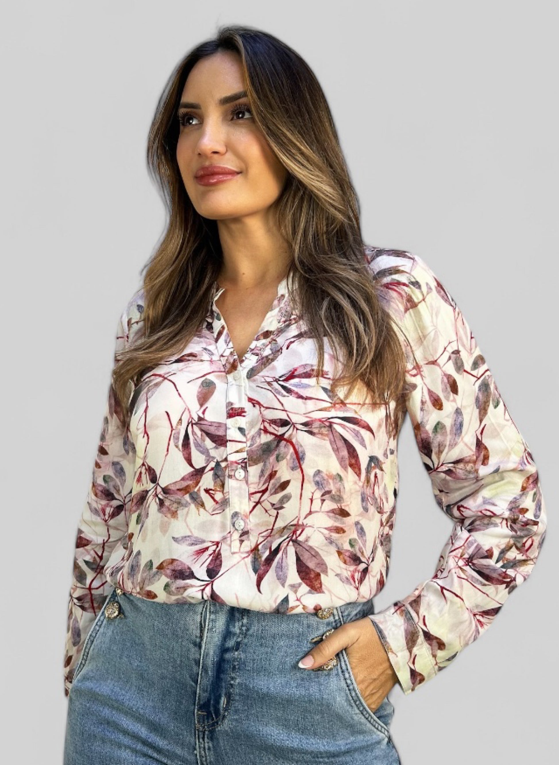 CAMISA FLORES BOTELI