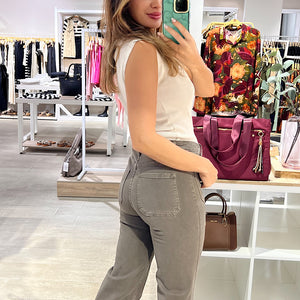 PANTALON VAQUERO CHOCO WIDE LEG