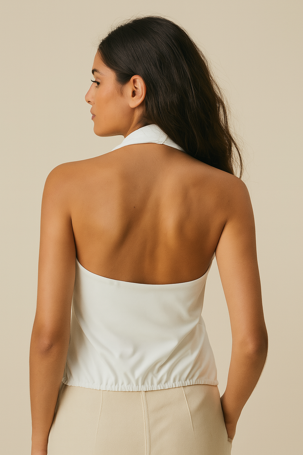 TOP CORTO IVORY