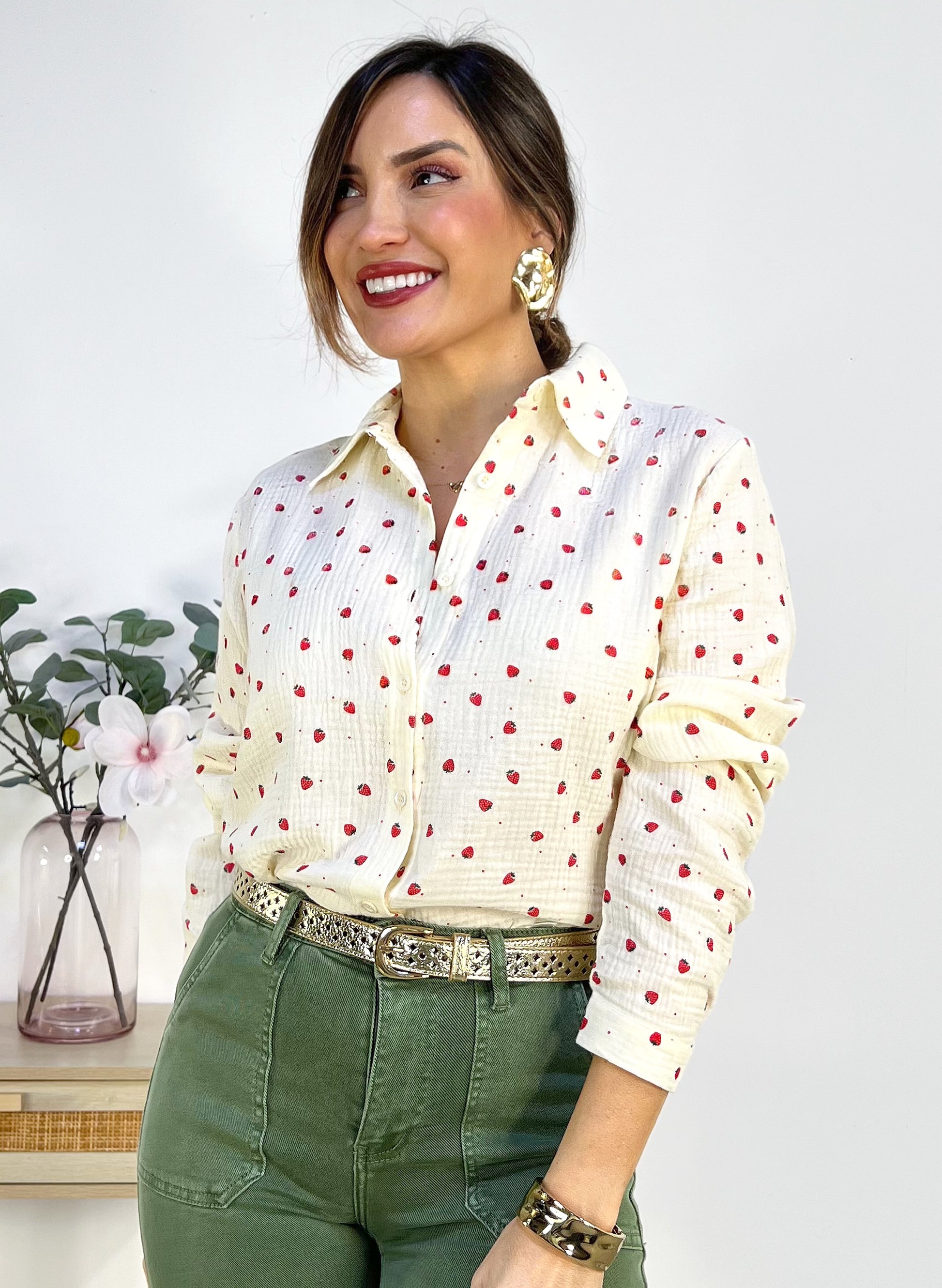 CAMISA ESTAMPADO FRESAS