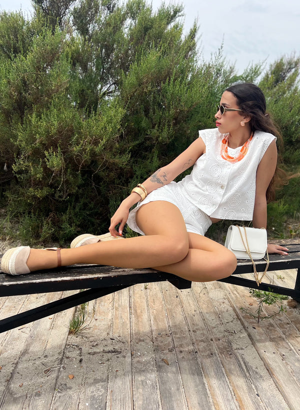 SHORT ENCAJE ALBA