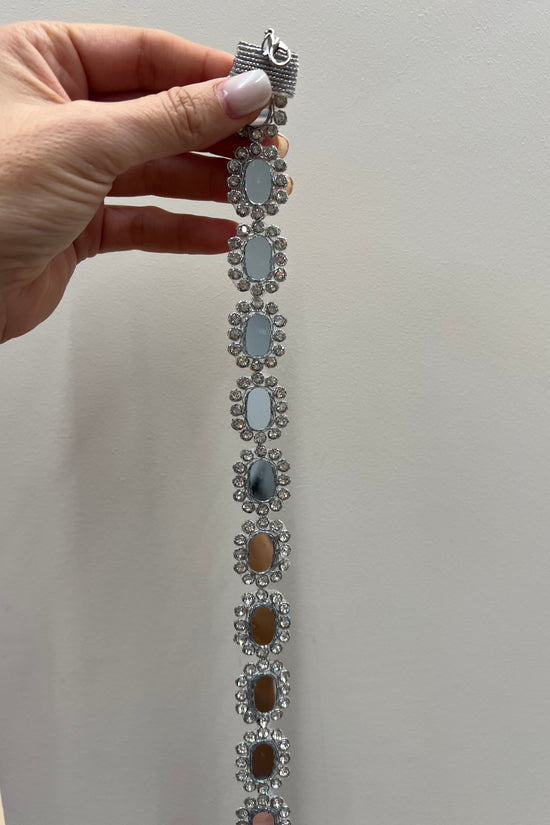 CHOKER PLATA ESCARLET