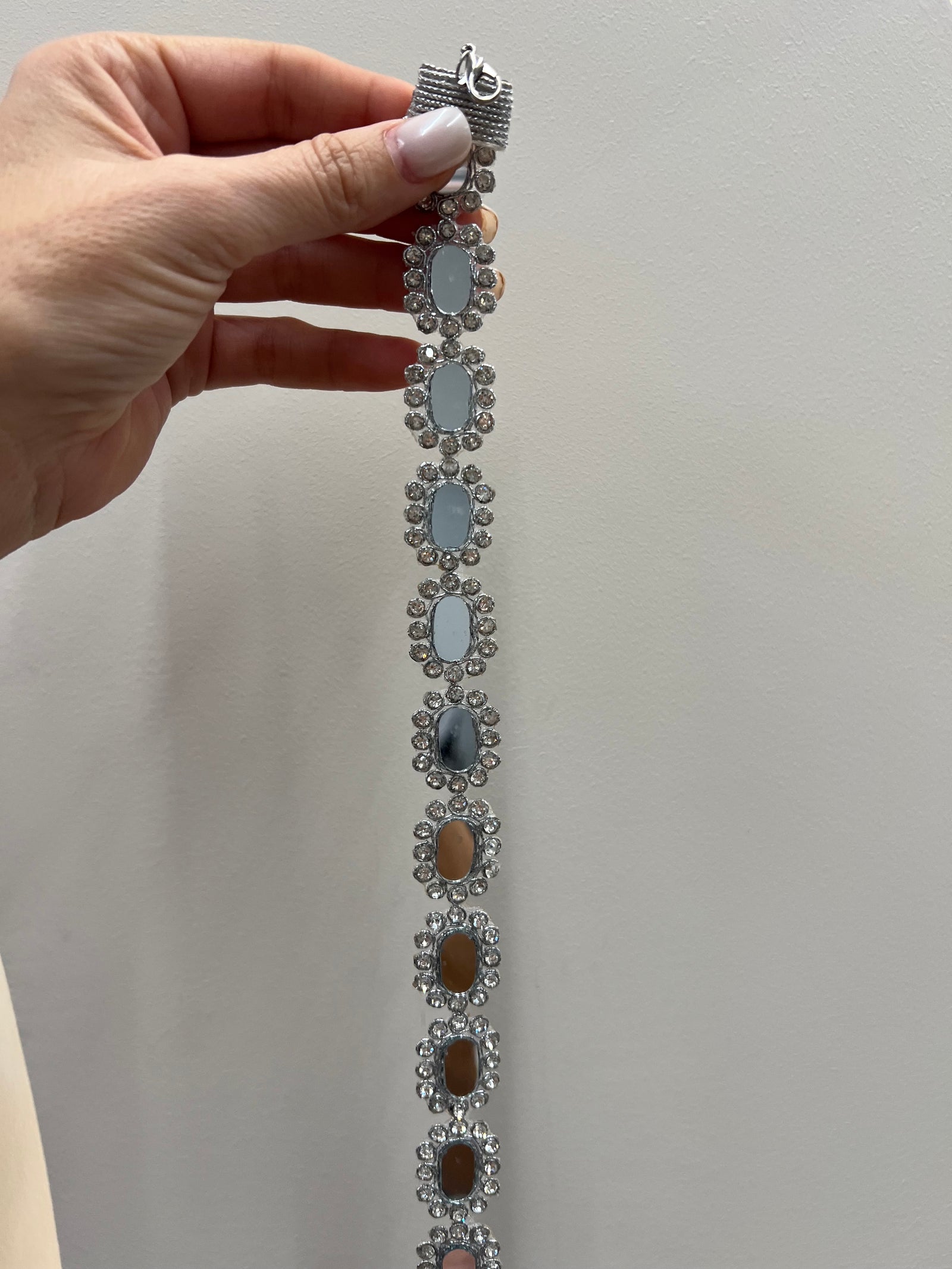 CHOKER PLATA ESCARLET
