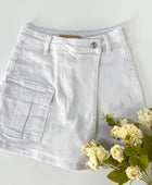 FALDA PANTALON BLANCA