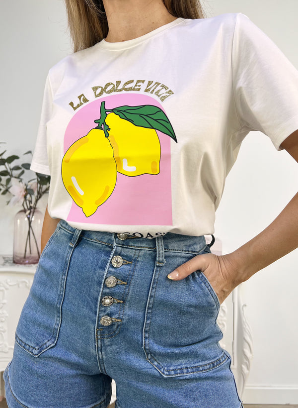 CAMISETA MANGA CORTA DOLCE VITA