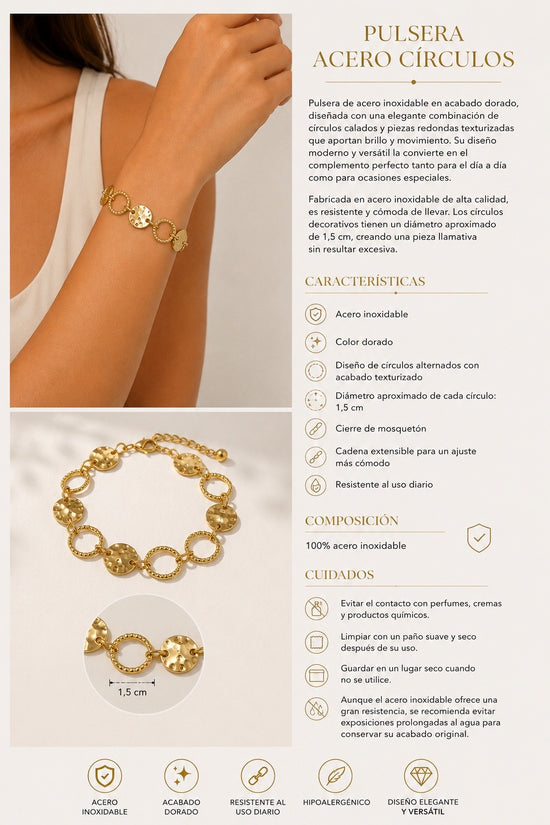 PULSERA ACERO ORIANA