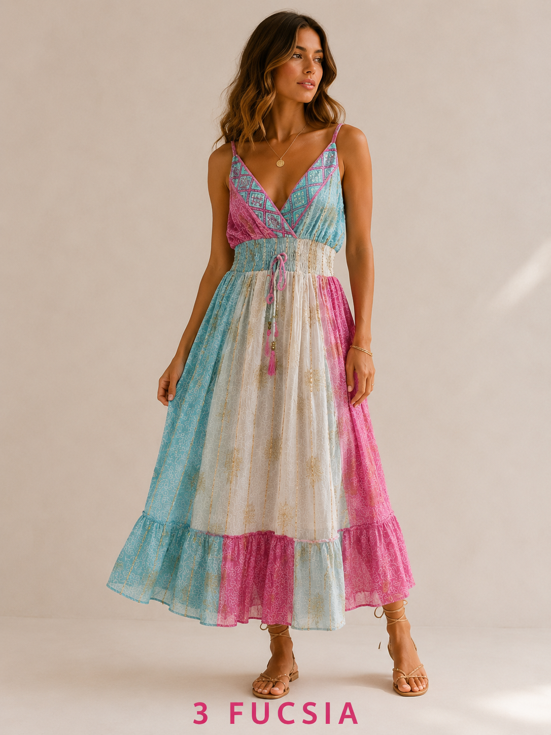 VESTIDO MIDI BOHO RIVIERA