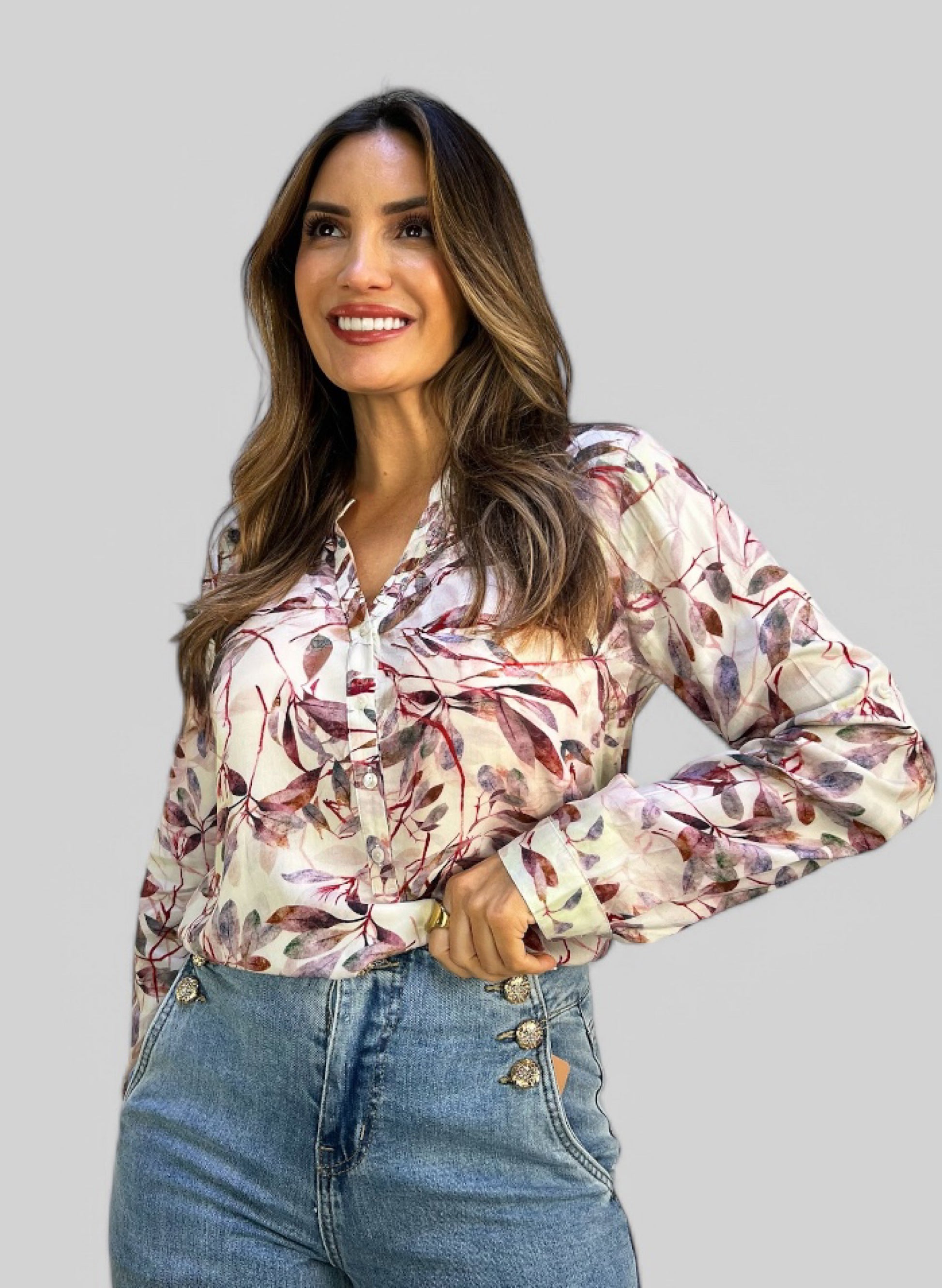 CAMISA FLORES BOTELI