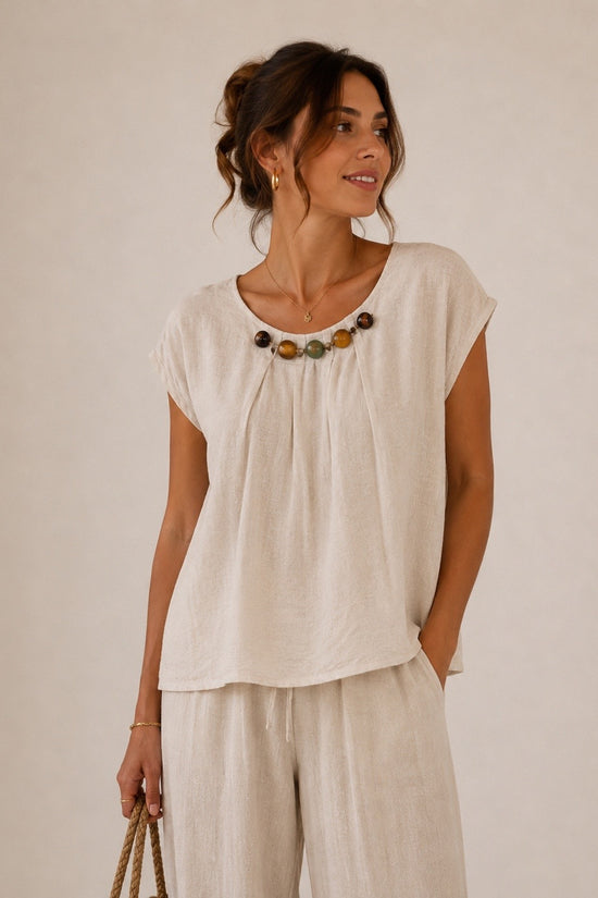 BLUSA DETALLE COLLAR CUELLO