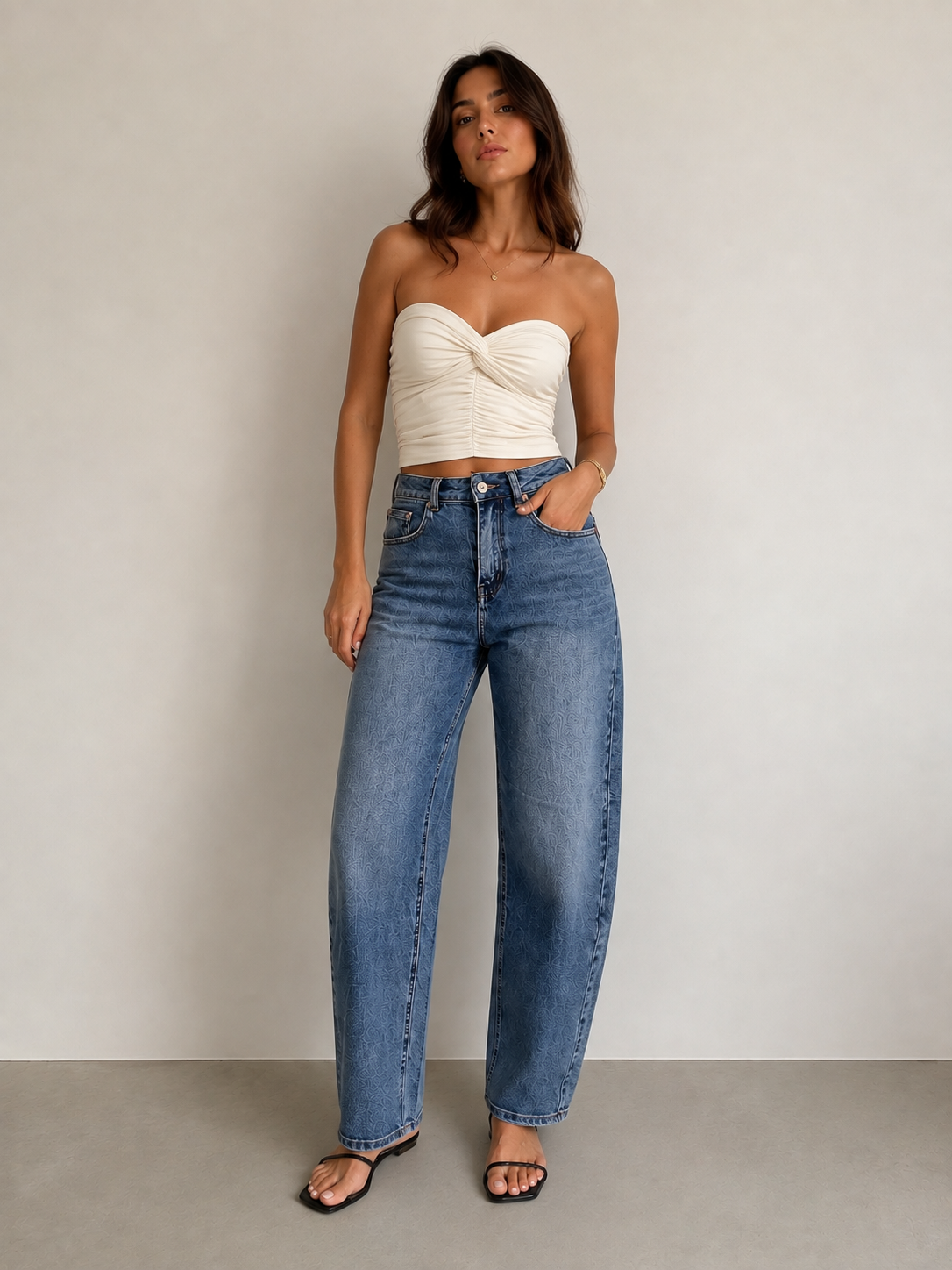 PANTALON VAQUERO BARREL