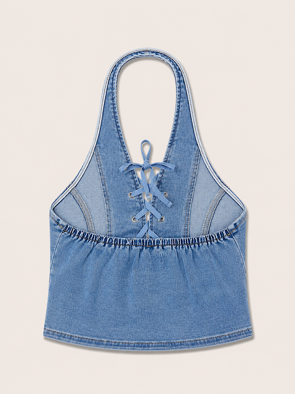 TOP DEMIN HALTER