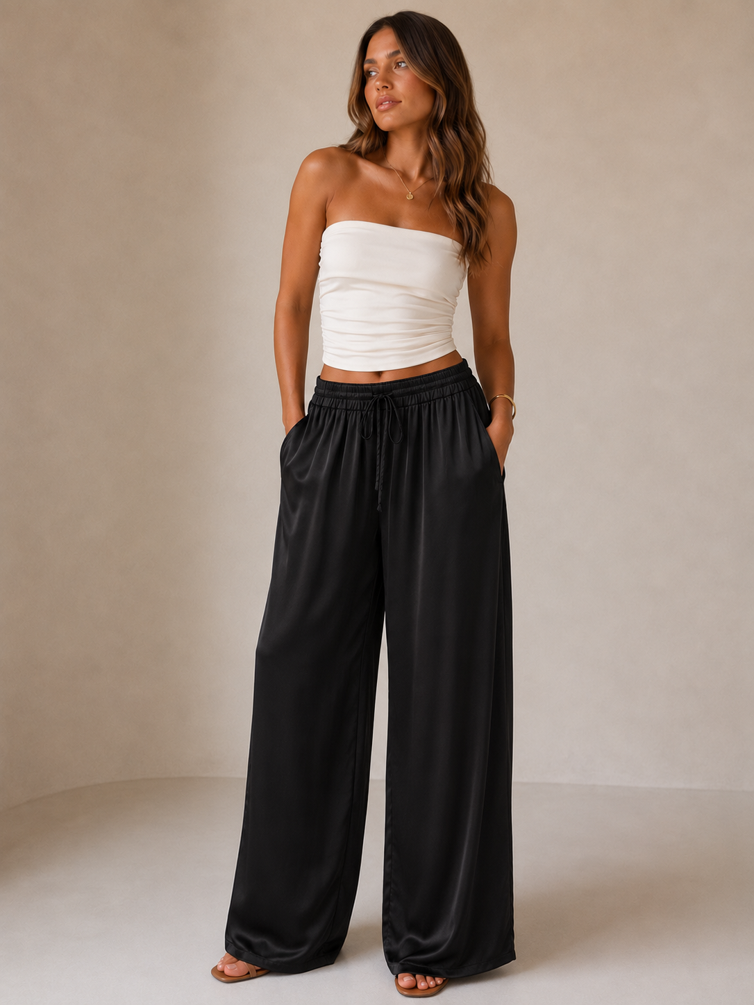 PANTALON SATINADO ANAIS